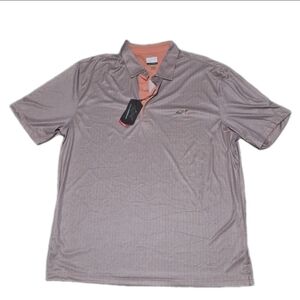 Greg Norman Golf Polo Shirt Men's Play Dry Performance CRQT Size XL